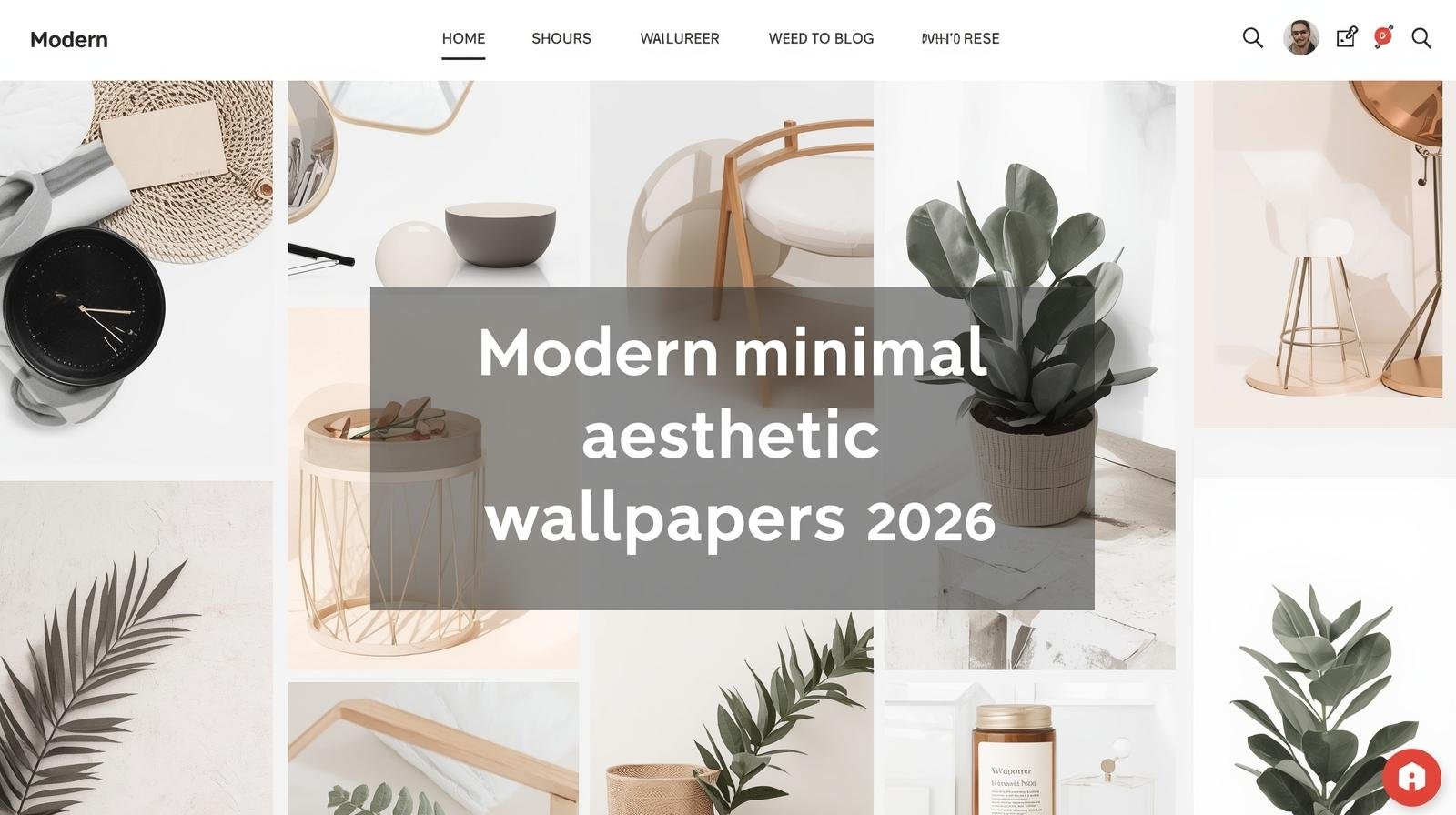 Modern Minimal Aesthetic Wallpaper 2026